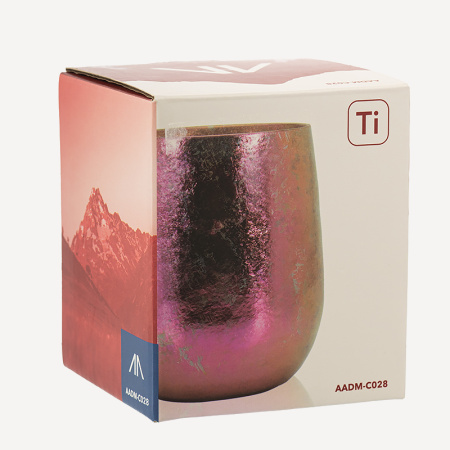 Термостакан GORAA Titanium Cup 0.3L (Розовый Титан; 300мл)